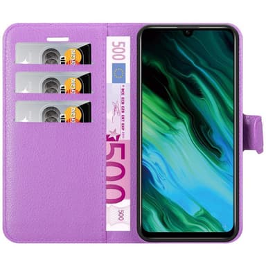 Honor 20e Suojakuori Lompakkokotelo (Violetti)