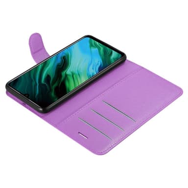 Honor 20e Suojakuori Lompakkokotelo (Violetti)