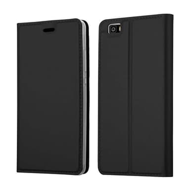 Huawei P8 LITE 2015 Suojakuori Lompakkokotelo (Musta)