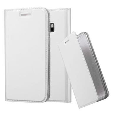 HTC ONE M10 Suojakuori Lompakkokotelo (Hopea)