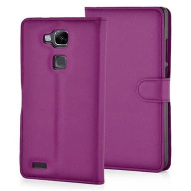 Huawei D3 MATE 7 Suojakuori Lompakkokotelo (Violetti)