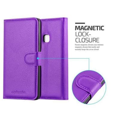 Huawei P10 LITE Suojakuori Lompakkokotelo (Violetti)