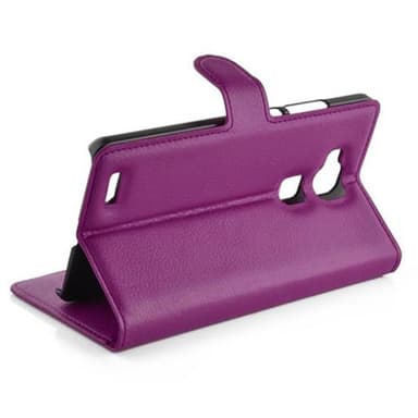 Huawei D3 MATE 7 Suojakuori Lompakkokotelo (Violetti)