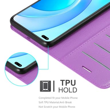 Honor 50 LITE Suojakuori Lompakkokotelo (Violetti)