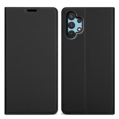 Samsung Galaxy A32 4G Suojakuori Lompakkokotelo (Musta)