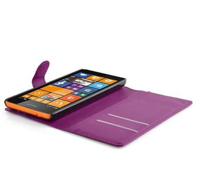 Nokia Lumia 535 Suojakuori Lompakkokotelo (Violetti)