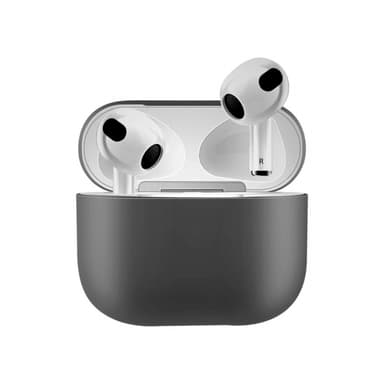 Silikonikuori Airpods 3:lle, tummanharmaa