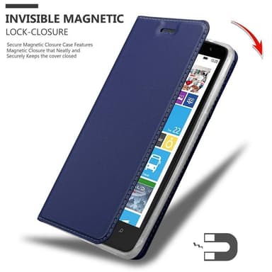 Nokia Lumia 1320 Suojakuori Lompakkokotelo (Sininen)