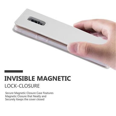 Samsung Galaxy NOTE 4 Suojakuori Lompakkokotelo (Hopea)