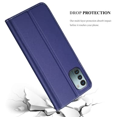 Nokia G11 / G21 Suojakuori Lompakkokotelo (Sininen)