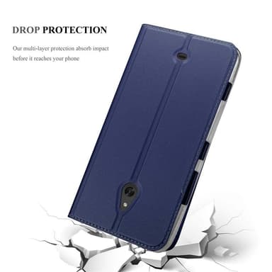 Nokia Lumia 1320 Suojakuori Lompakkokotelo (Sininen)