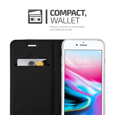 iPhone 7 / 7S / 8 / SE 2020 Suojakuori Lompakkokotelo