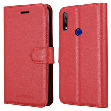 Honor 9X Suojakuori Lompakkokotelo (Punainen)