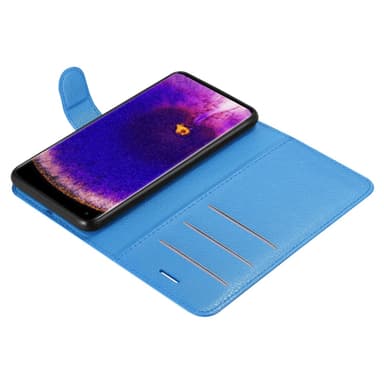 Oppo FIND X5 PRO Suojakuori Lompakkokotelo (Sininen)