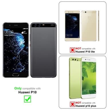 Huawei P10 Suojakuori Lompakkokotelo (Punainen)