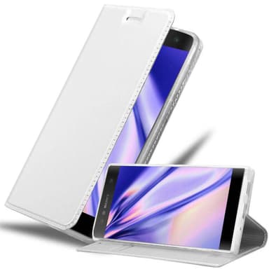 Sony Xperia XA2 Suojakuori Lompakkokotelo (Hopea)