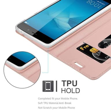 Honor 5C Suojakuori Lompakkokotelo (Vaaleanpunainen)