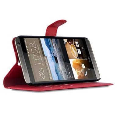 HTC ONE E9 PLUS Suojakuori Lompakkokotelo (Punainen)