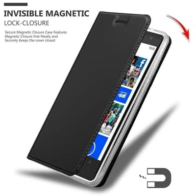 Nokia Lumia 1020 Suojakuori Lompakkokotelo (Musta)