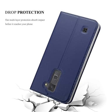 LG STYLUS 2 Suojakuori Lompakkokotelo (Sininen)