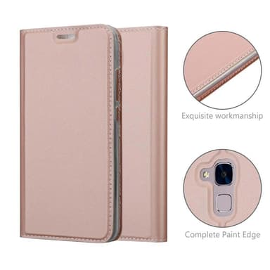 Honor 5C Suojakuori Lompakkokotelo (Vaaleanpunainen)