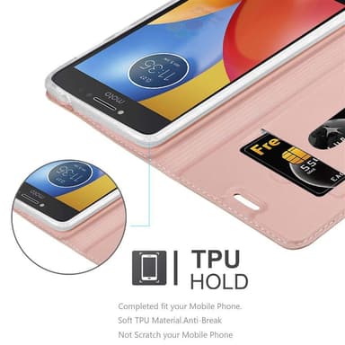 Motorola MOTO E4 Suojakuori Lompakkokotelo