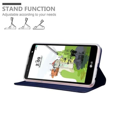 LG STYLUS 2 Suojakuori Lompakkokotelo (Sininen)