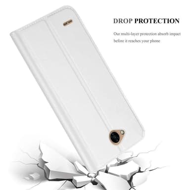 LG X POWER 2 Suojakuori Lompakkokotelo (Hopea)