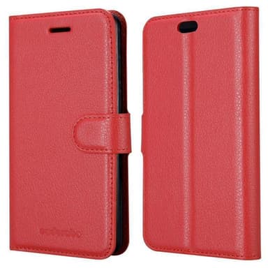 Oppo FIND X Suojakuori Lompakkokotelo (Punainen)