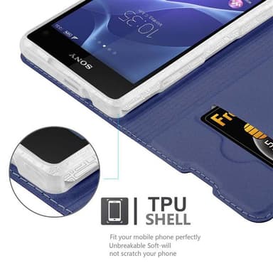Sony Xperia Z1 COMPACT Suojakuori Lompakkokotelo
