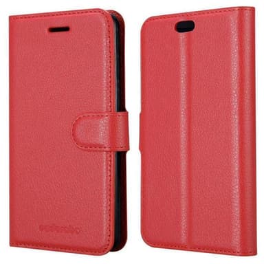 Oppo FIND X Suojakuori Lompakkokotelo (Punainen)