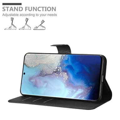 Samsung Galaxy S20 Suojakuori Lompakkokotelo (Musta)