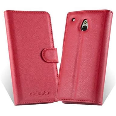 HTC ONE M4 MINI Suojakuori Lompakkokotelo (Punainen)