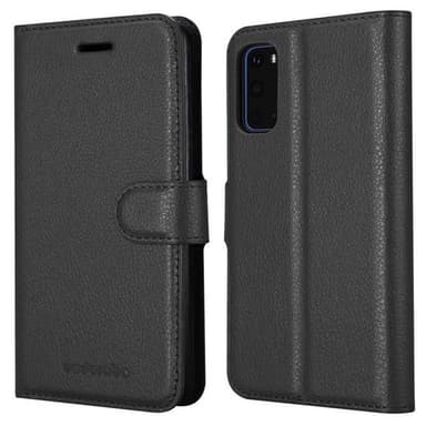 Samsung Galaxy S20 Suojakuori Lompakkokotelo (Musta)