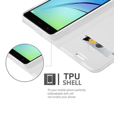 Huawei NOVA Suojakuori Lompakkokotelo (Hopea)