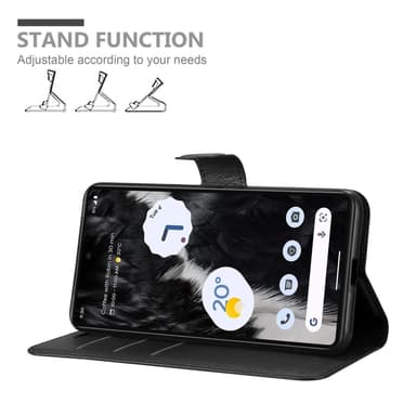Google PIXEL 7 Suojakuori Lompakkokotelo (Musta)