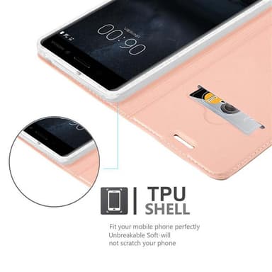 Nokia 6 2017 Suojakuori Lompakkokotelo
