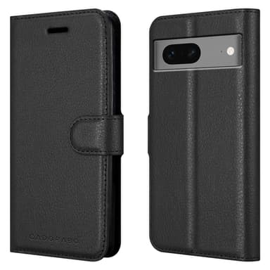 Google PIXEL 7 Suojakuori Lompakkokotelo (Musta)