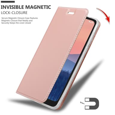 Nokia C21 Suojakuori Lompakkokotelo (Vaaleanpunainen)