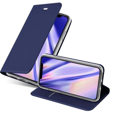 iPhone XS MAX Suojakuori Lompakkokotelo (Sininen)