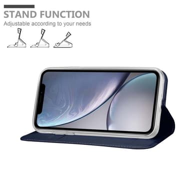 iPhone XS MAX Suojakuori Lompakkokotelo (Sininen)