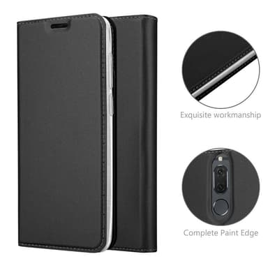 Huawei MATE 10 LITE Suojakuori Lompakkokotelo (Musta)