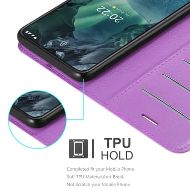 Nokia G11 / G21 Suojakuori Lompakkokotelo (Violetti)