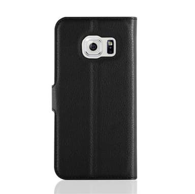 Samsung Galaxy S7 Suojakuori Lompakkokotelo (Musta)