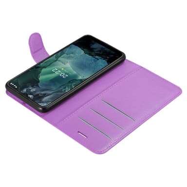 Nokia G11 / G21 Suojakuori Lompakkokotelo (Violetti)