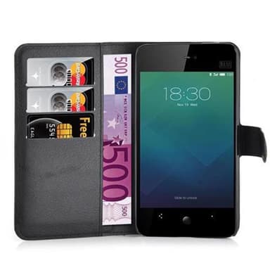 MEIZU MX4 Suojakuori Lompakkokotelo (Musta)