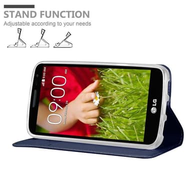 LG G2 MINI Suojakuori Lompakkokotelo (Sininen)