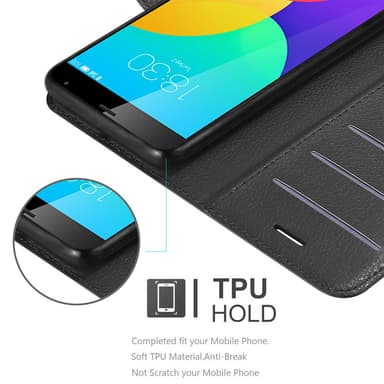 MEIZU MX4 Suojakuori Lompakkokotelo (Musta)
