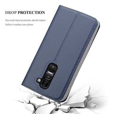 LG G2 MINI Suojakuori Lompakkokotelo (Sininen)