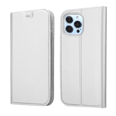 iPhone 13 PRO Suojakuori Lompakkokotelo (Hopea)